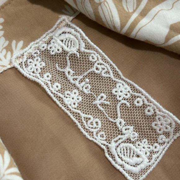 Sadie and Sage Cactus Elegant Tan Shirt Dress Size S - Picture 8 of 8